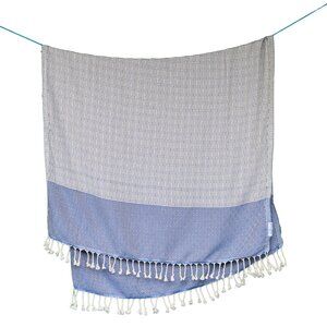 Salt Rag Beach Towel - "Blue Captain Rag" [Sand Free Turkish Beach Towel]